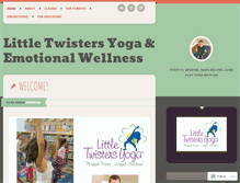 Tablet Screenshot of littletwistersyoga.com